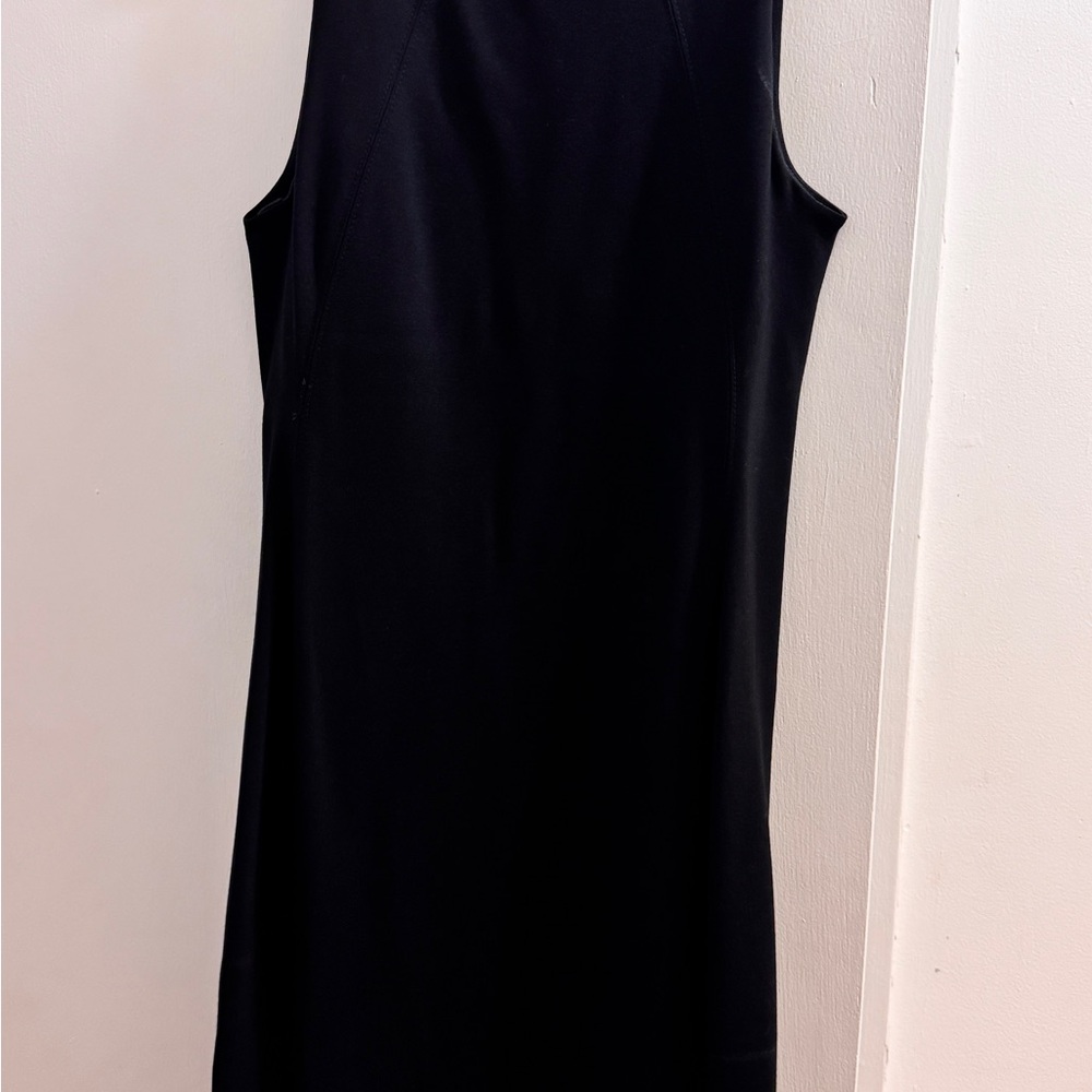 Wilfred Navy Silk Midi Dress